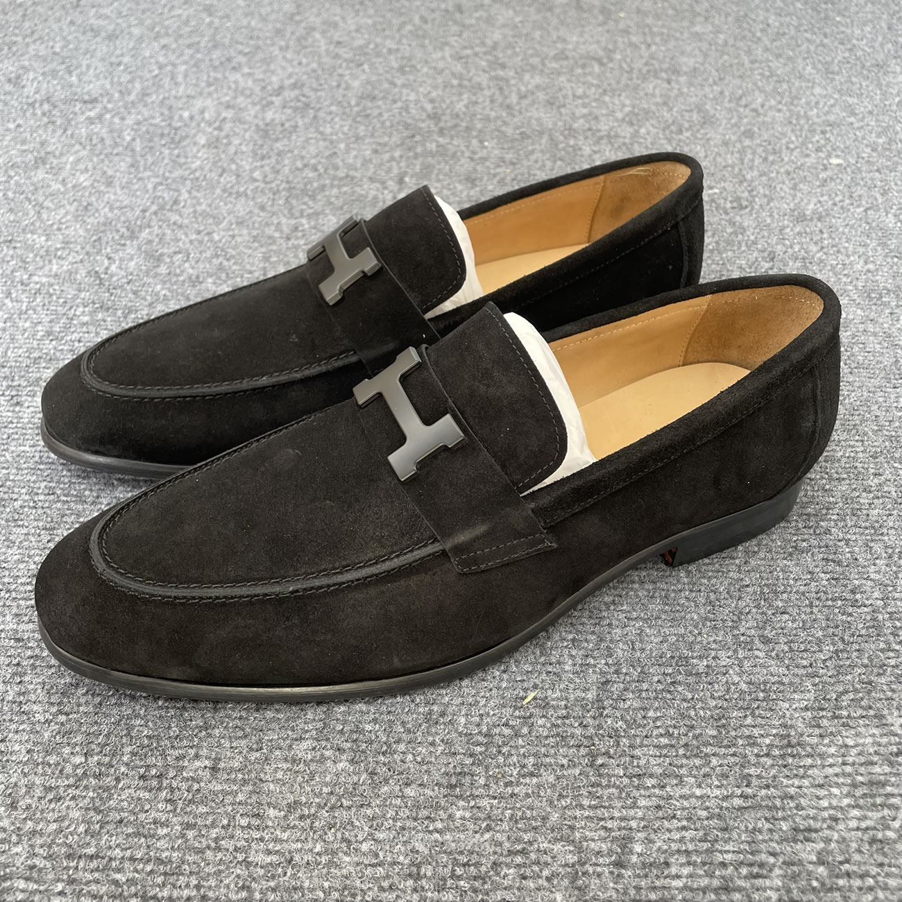 Hermès H Paris Loafer Suede (7) - newkick.vip